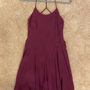 Maroon dress